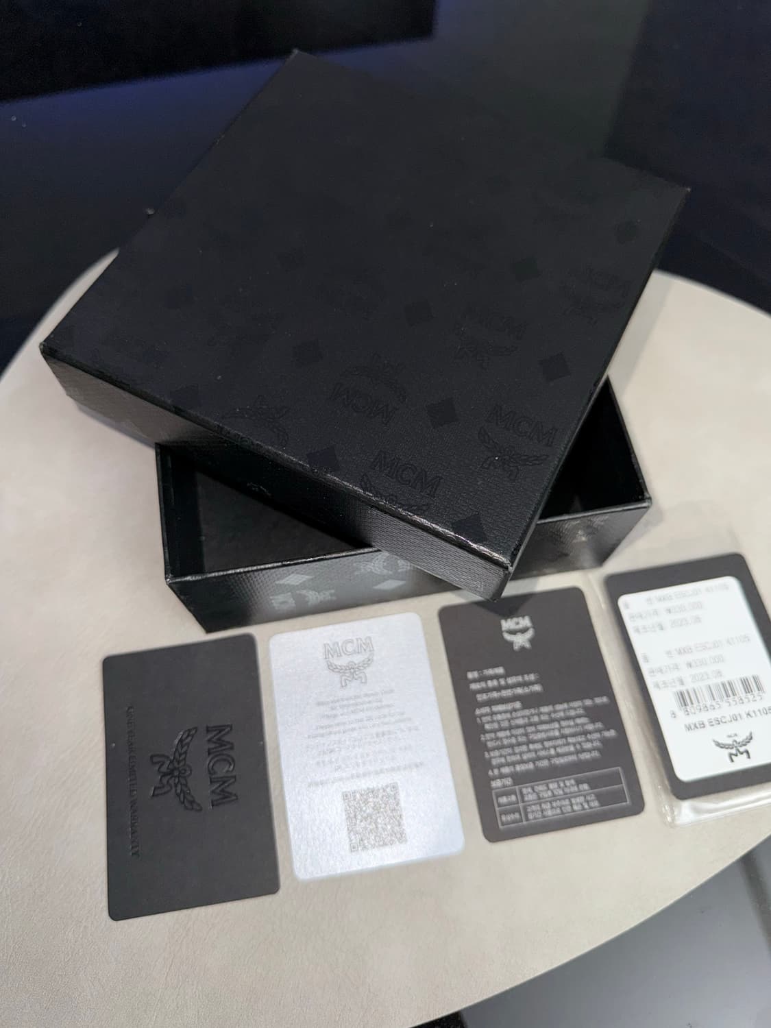 (영수증) MCM 남성 벨트 블랙 무광 M버클 상품이미지4