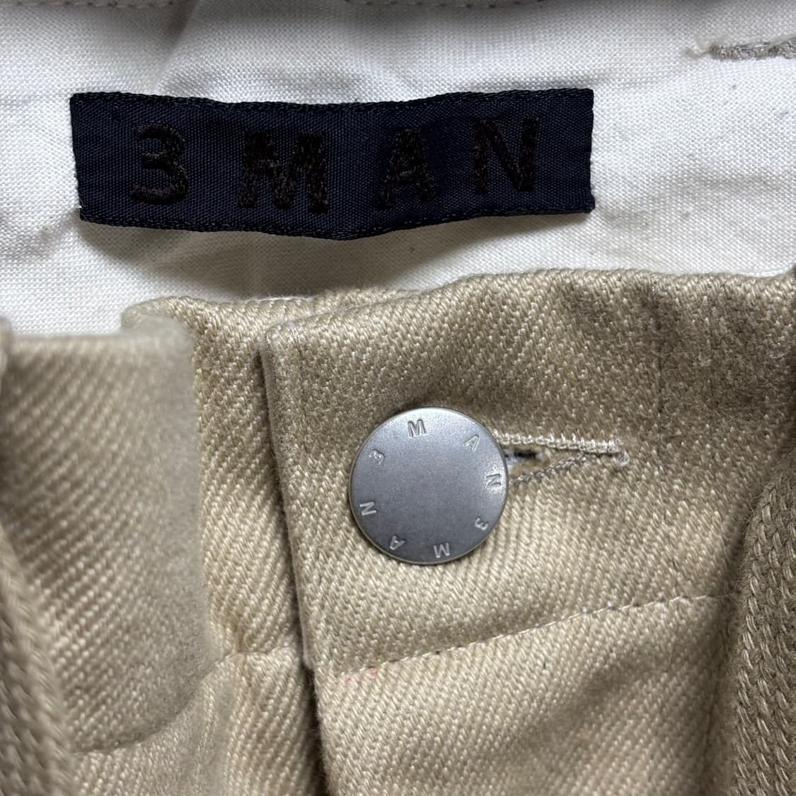 S) 3MAN 쓰리맨 워크 트라우저 베이지 상품이미지2