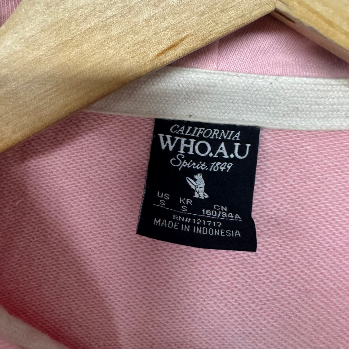 후아유 아치로고 후드집업 상품이미지3