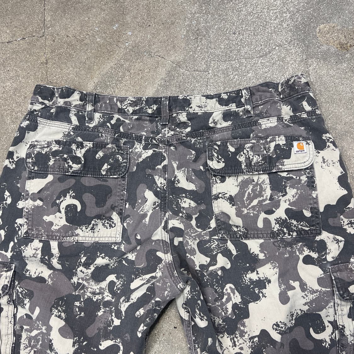 칼하트 카모 카고 카프리 팬츠 상품이미지6