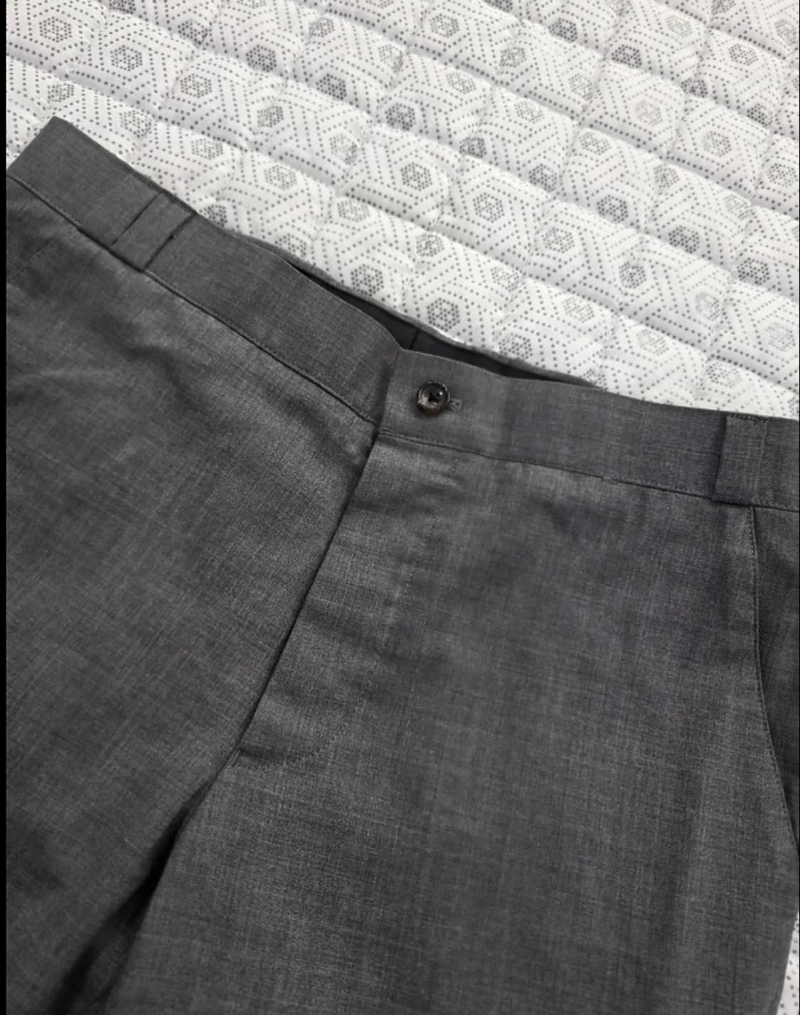 톰브라운 삼색탭 그레이 울 슬렉스 사이즈 1 상품이미지5