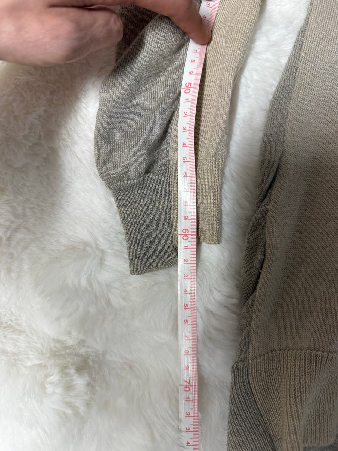 [OS] 마틴 마르지엘라 04fw 블랭크탭 가디건 베이지 상품이미지9