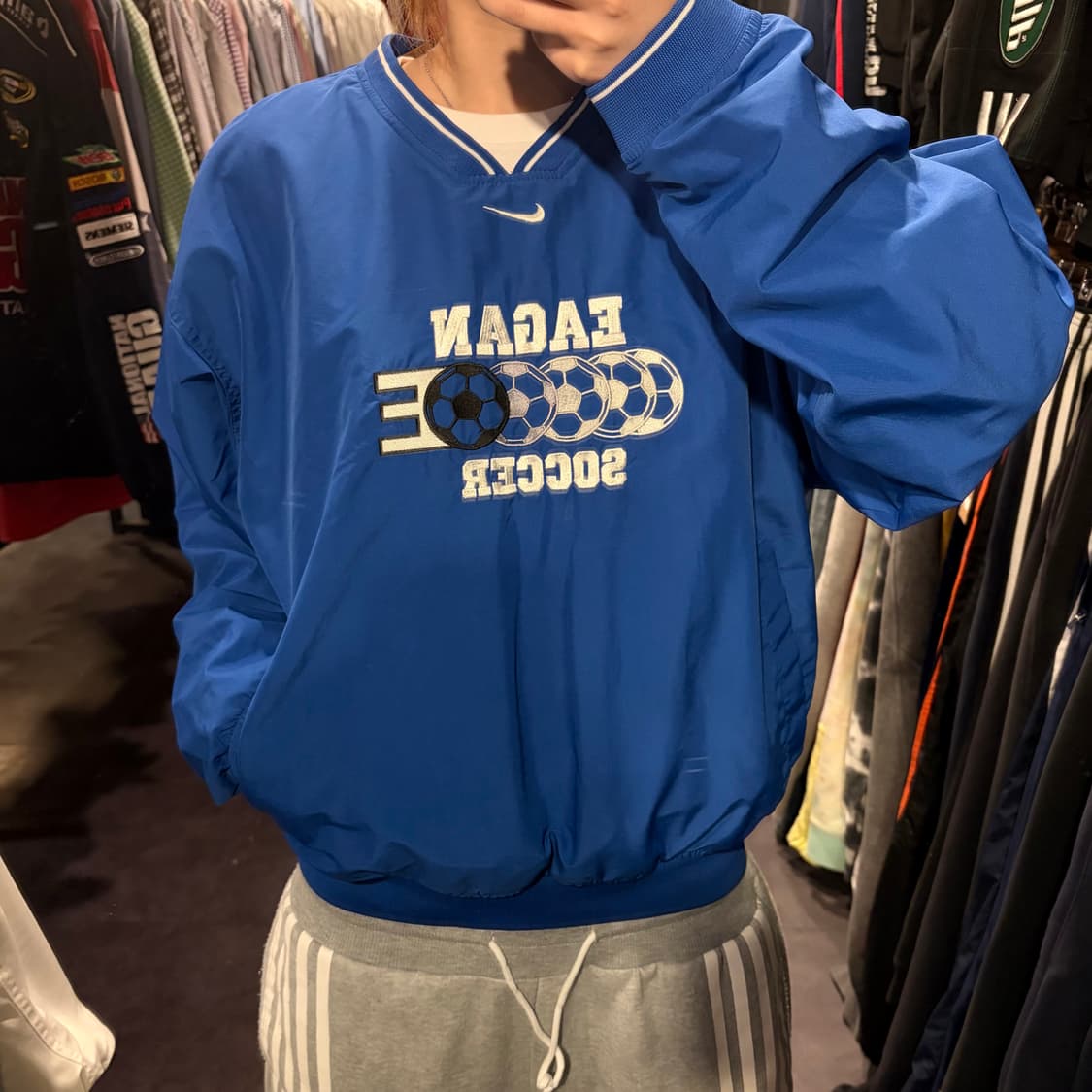  Nike 나이키 사커 웜업 블루 상품이미지4
