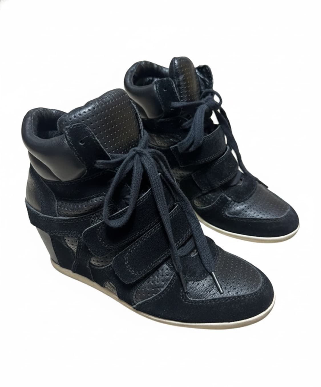 Ash 블랙 웨지힐 상품이미지1