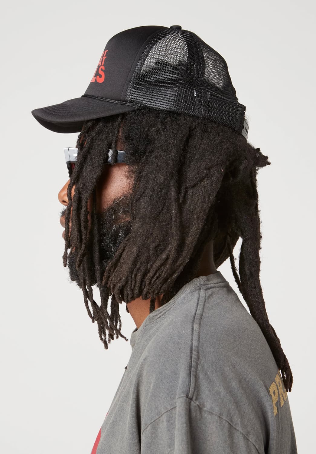 갤러리 디파트먼트 ATK 스택 로고 트러커 캡 블랙 상품이미지6