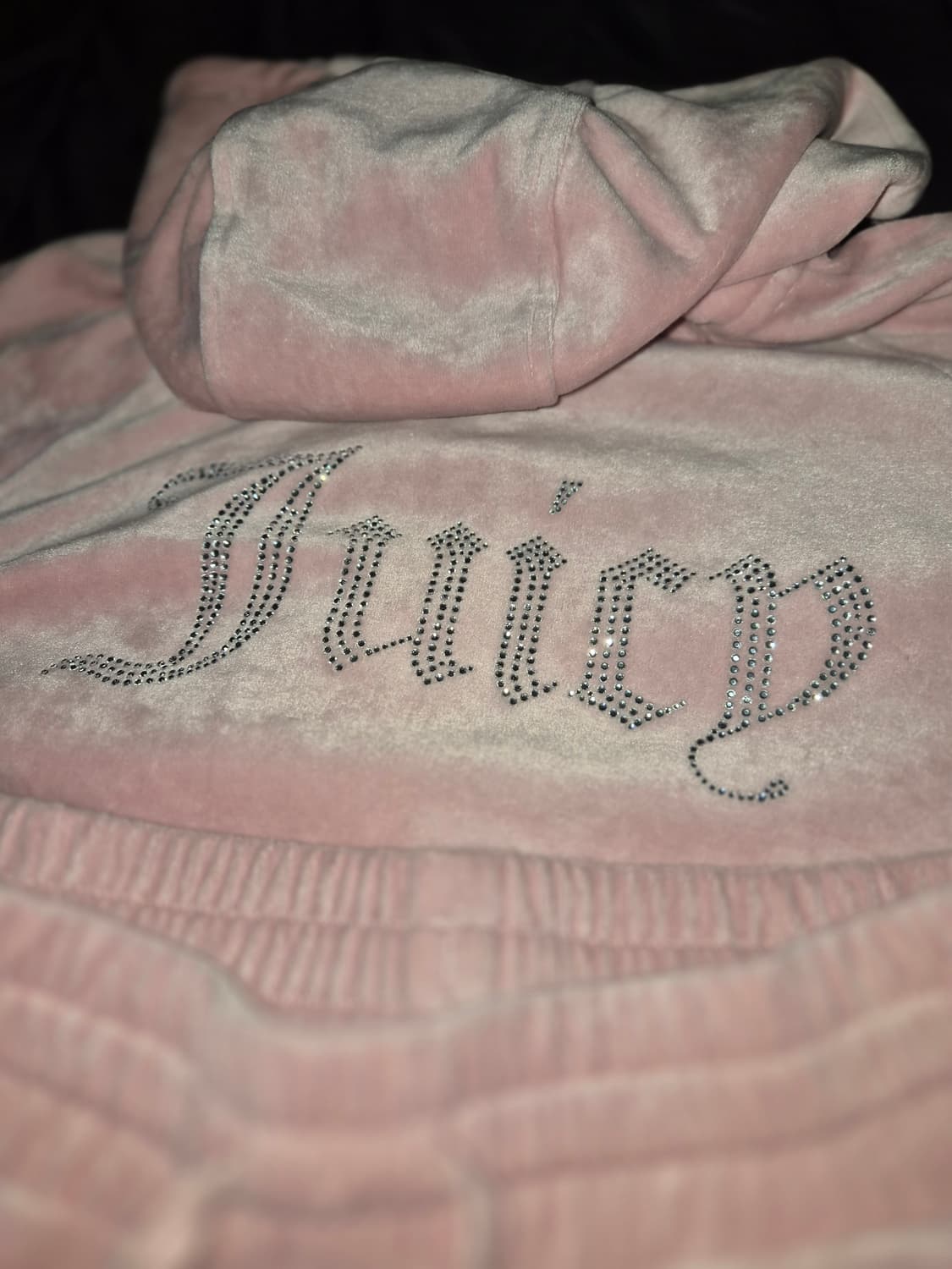 핀터깔 딸기우유 쥬시꾸뛰르 벨벳 트레이닝 셋업🥹 상품이미지1