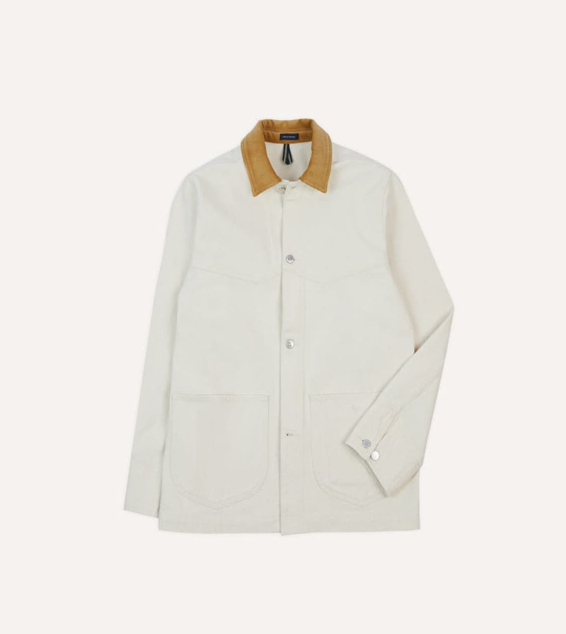 40) 드레익스 에크루 데님 초어 자켓 새상품 상품이미지2