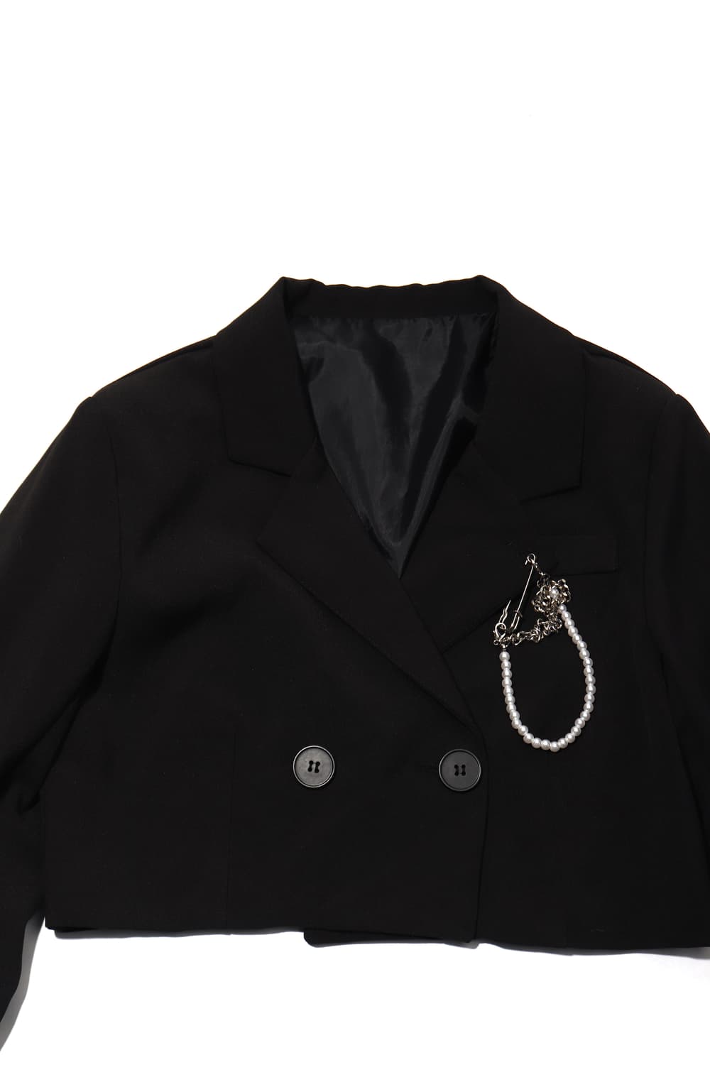 ZEBDEN 크롭 더블 블레이저 women S 상품이미지3