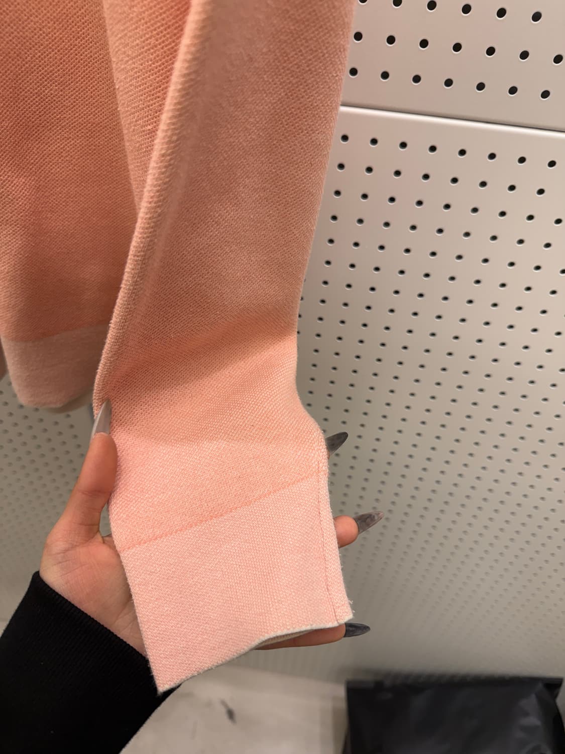 라코스테 크록 로고 라운드 니트 핑크 U800 상품이미지4