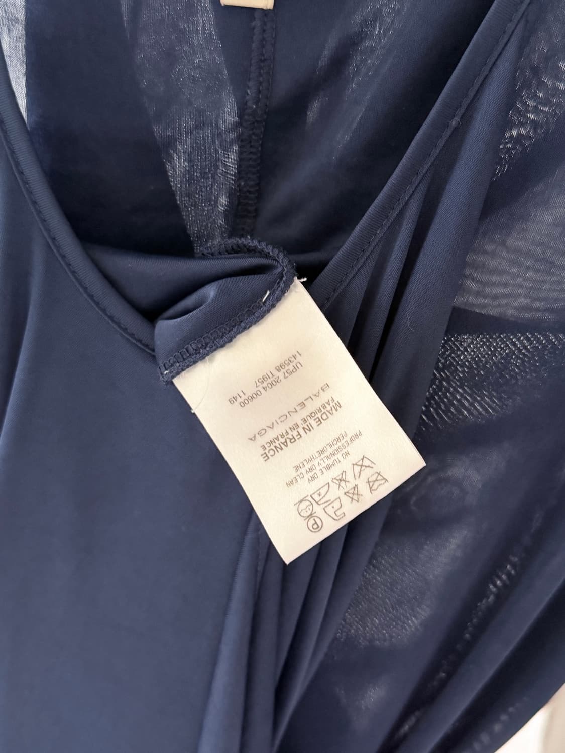 balenciaga 2004 cut out drape top 상품이미지6