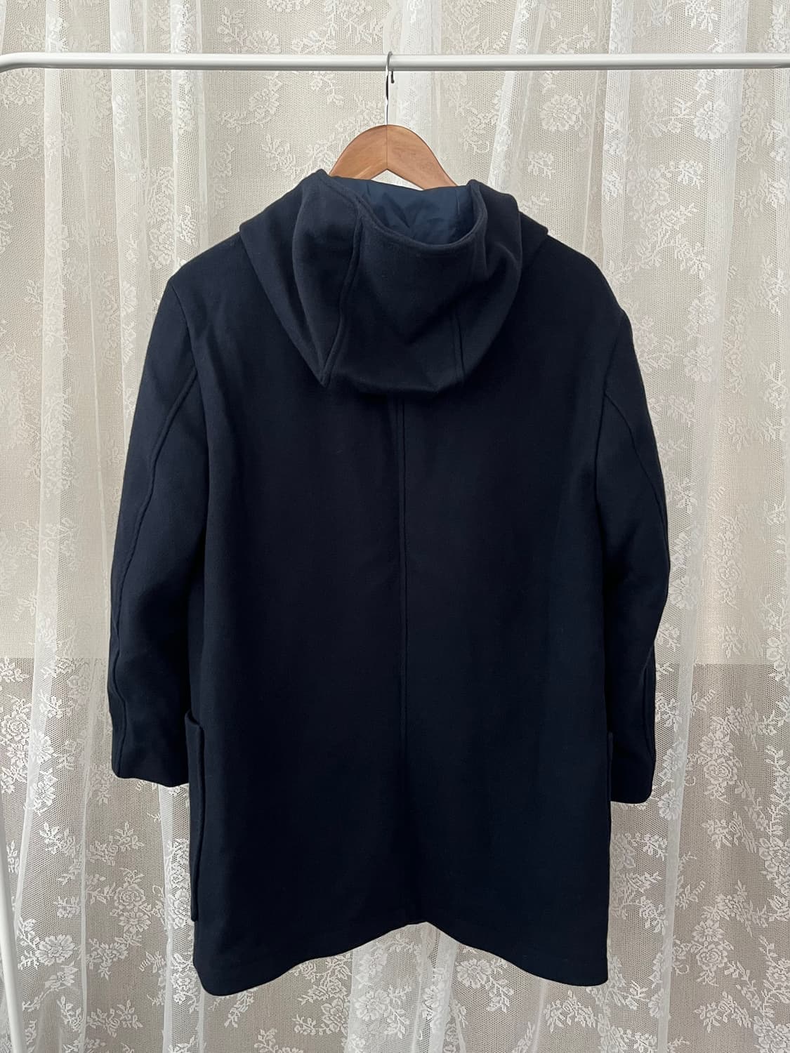 95) 헤지스 HAZZYS 후드 코트 네이비 상품이미지2