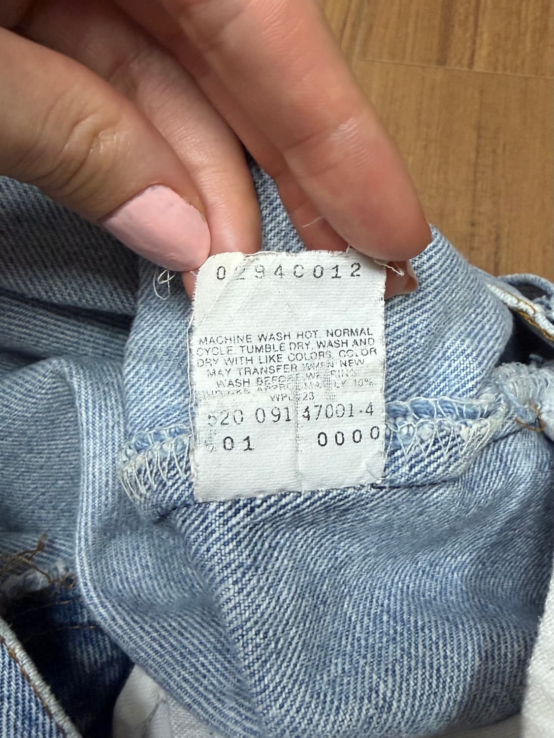 90s usa 리바이스 501xx 빈티지 연청 [30] 상품이미지7