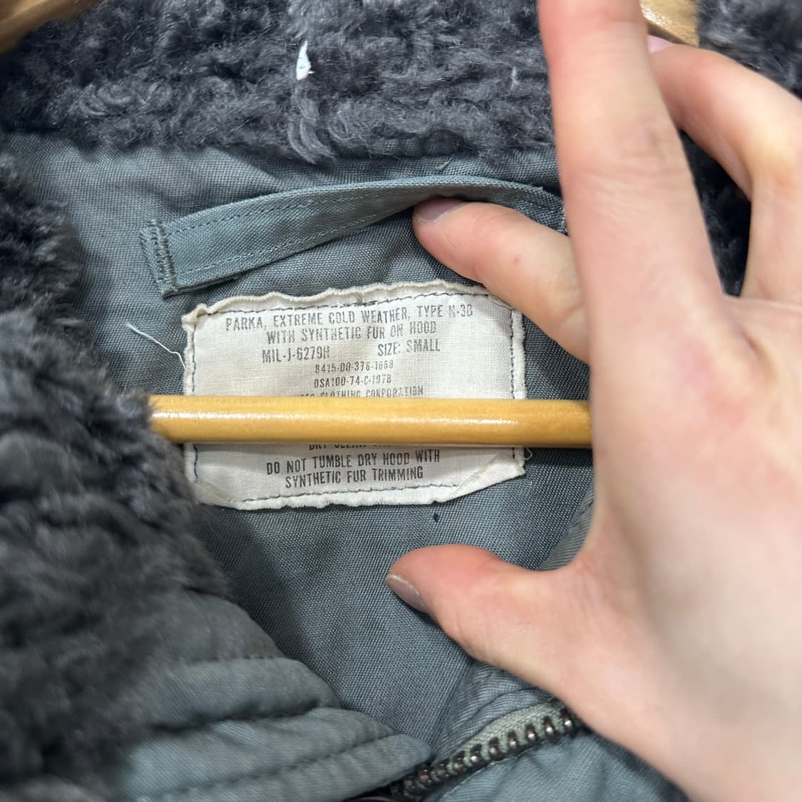 80's USAF N-3B 파카 상품이미지3