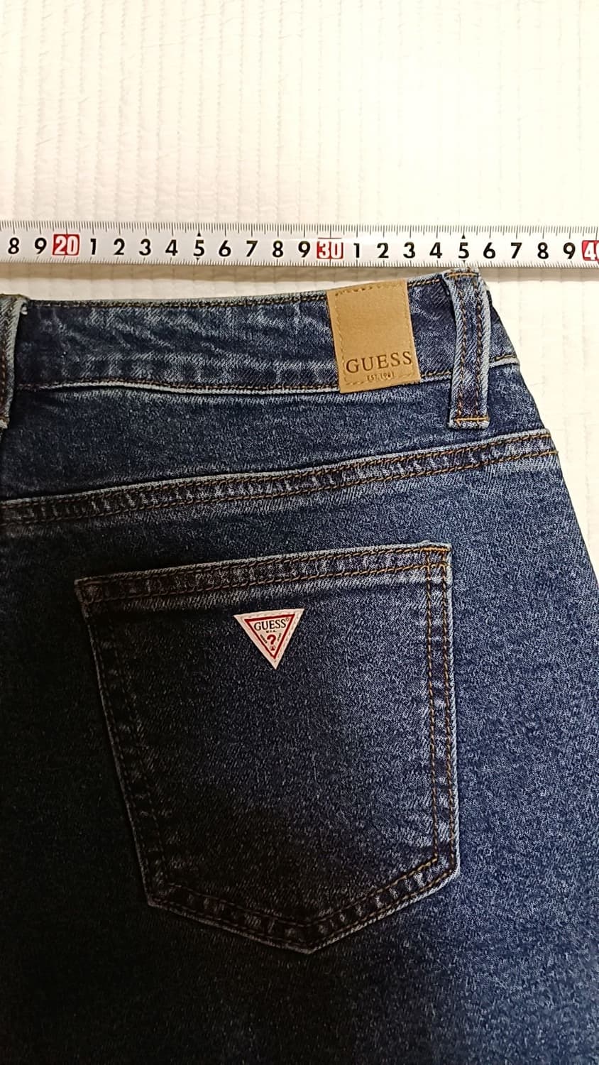 게스 와이드 스판청바지 28인치 기장97 상품이미지6