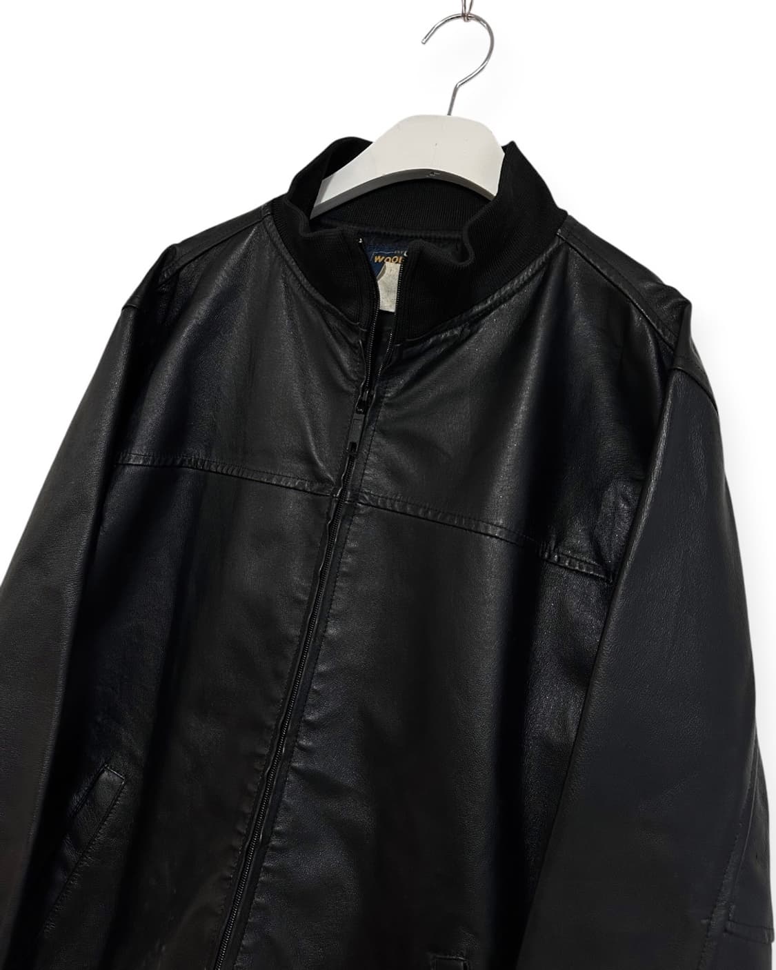 WOOLRICH 울리치 블랙 리얼레더 자켓 상품이미지3