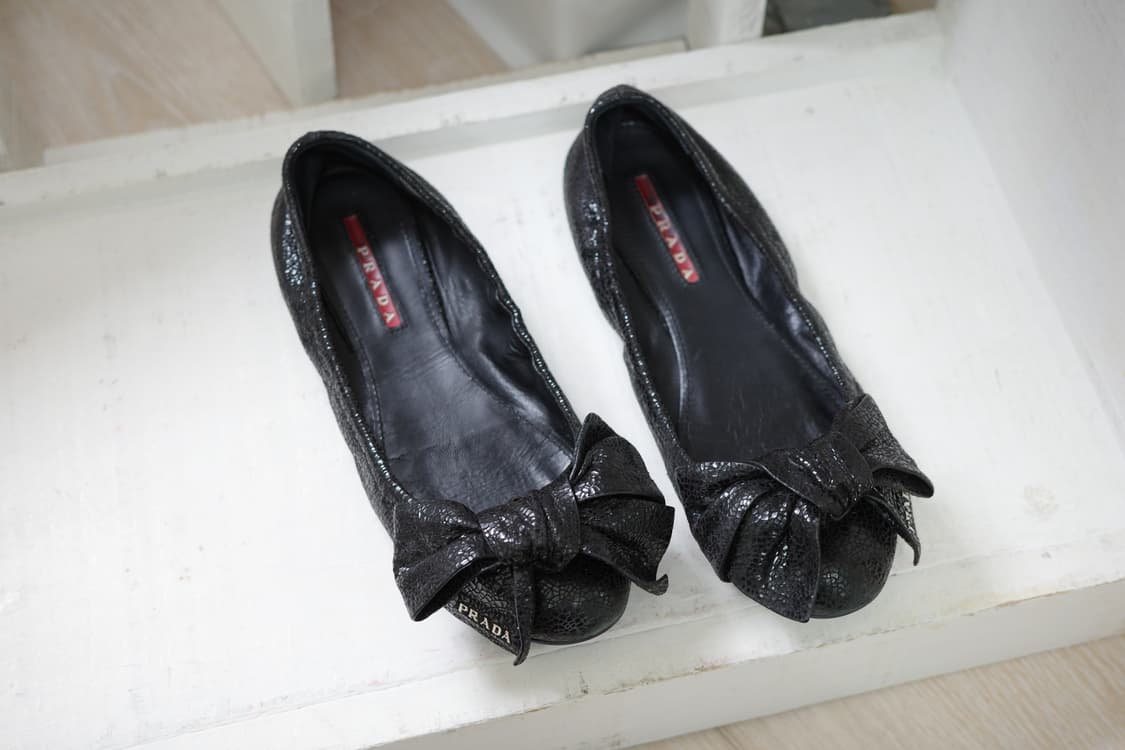 프라다 리본 플랫 슈즈 Prada ribborn flat shoes 상품이미지2