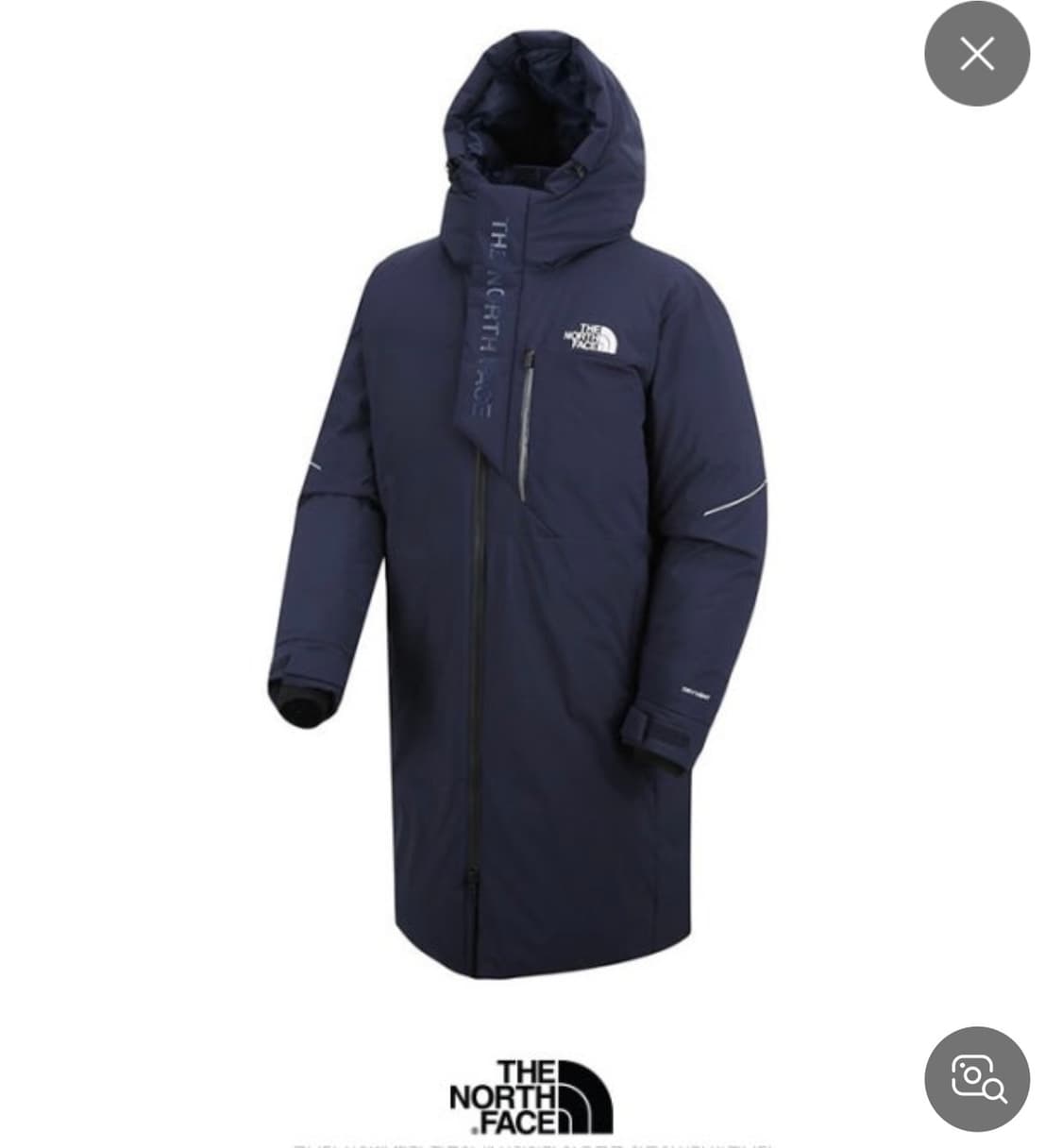 노스페이스 롱패딩 네이비 상품이미지6