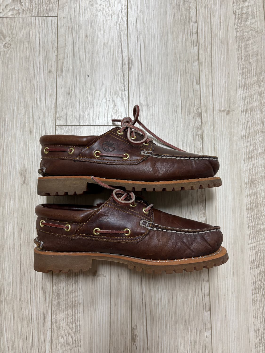 팀버랜드 3아이 보트슈즈 브라운 260 상품이미지3