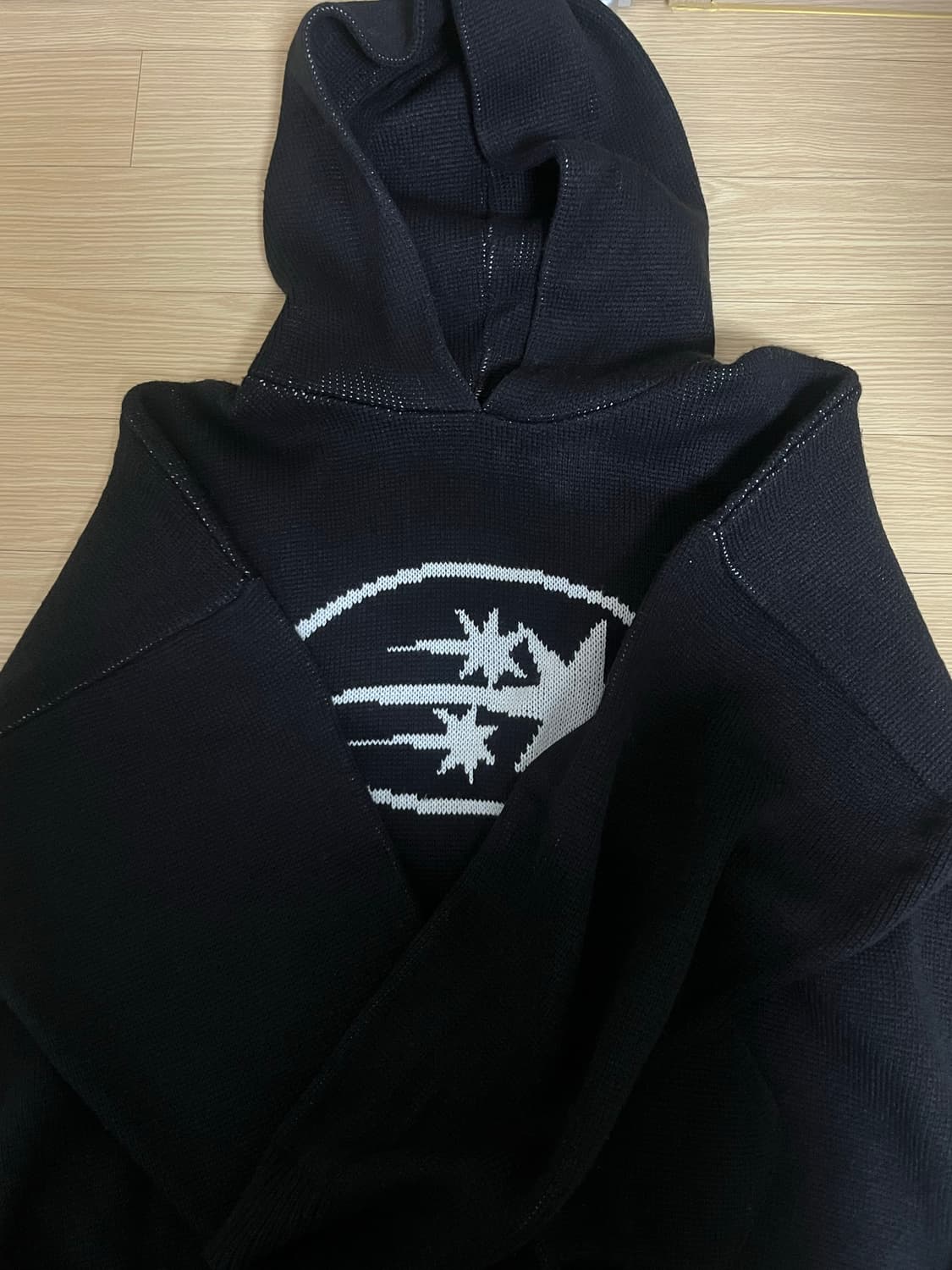 나이스고스트클럽 니트 후드티 판매합니다. 상품이미지1