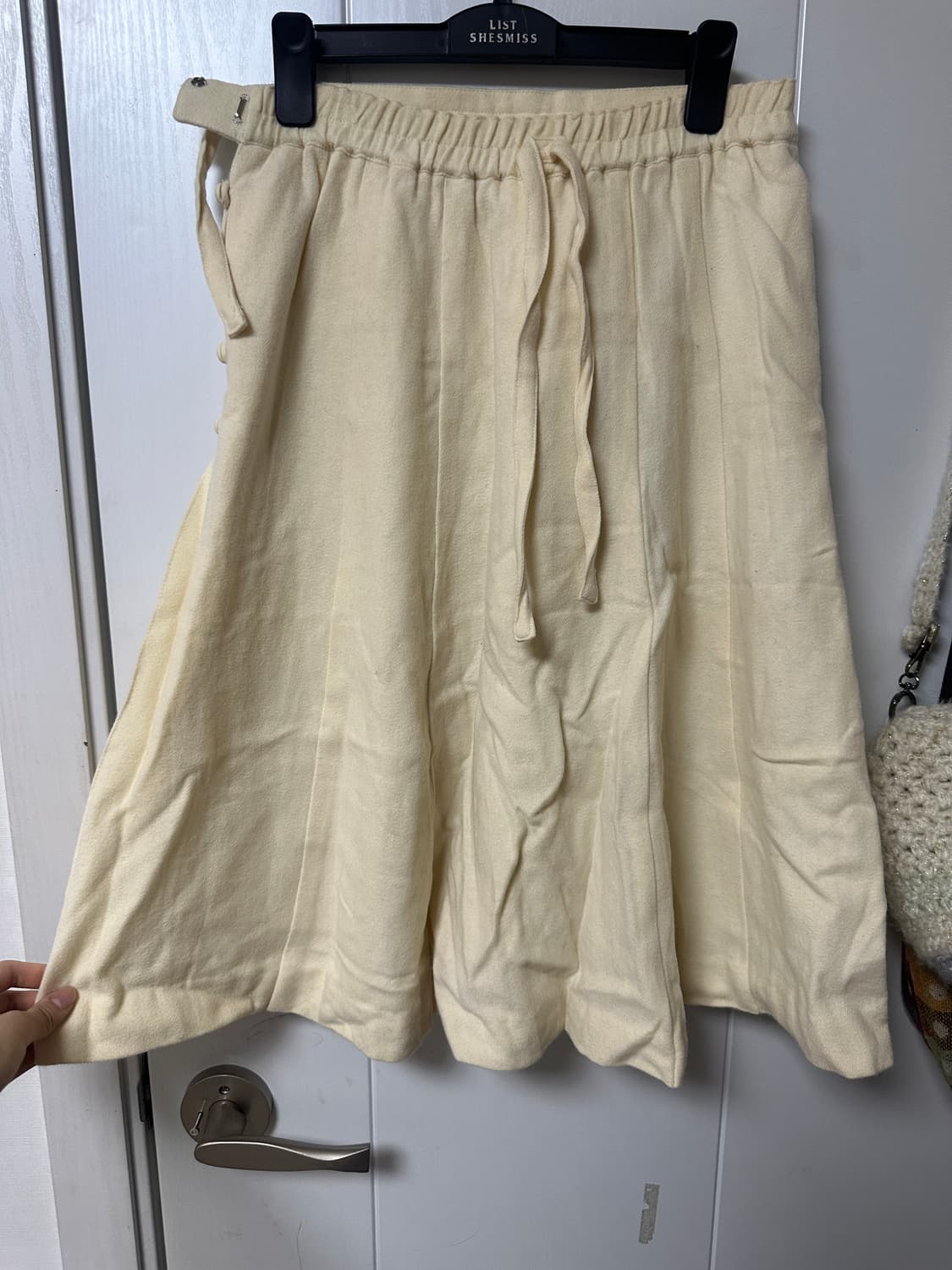 빈티지 모리걸 베이지 스커트 상품이미지1