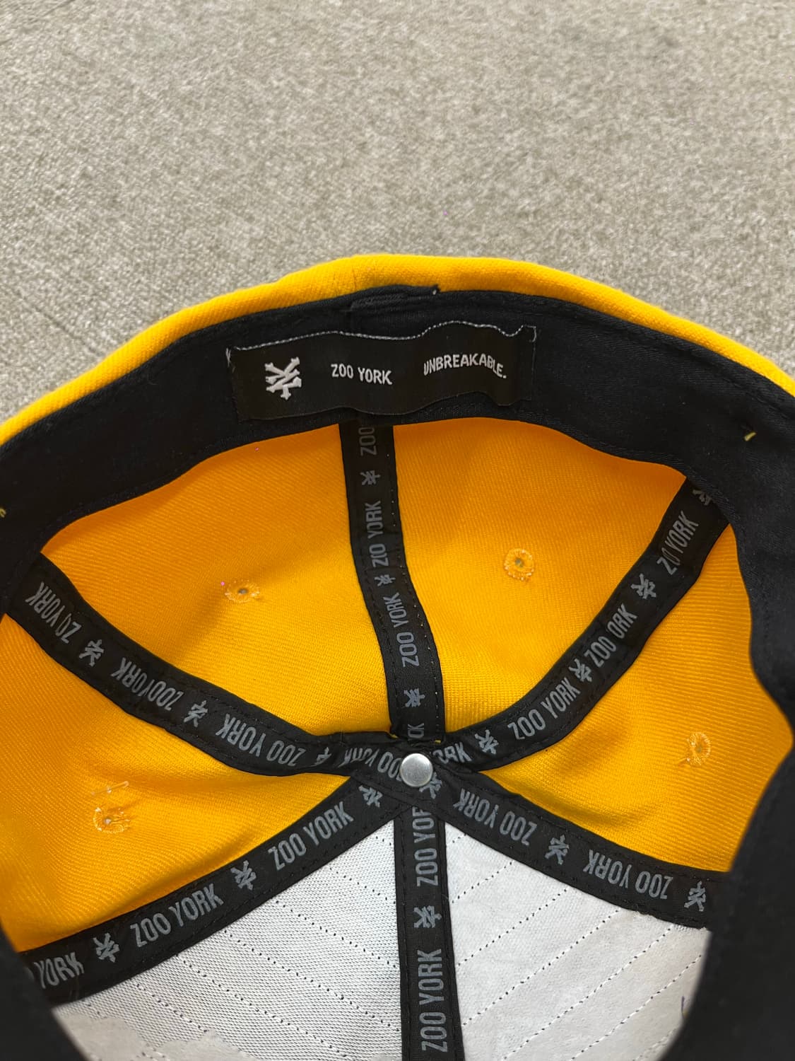 Zooyork yellow cap 상품이미지5