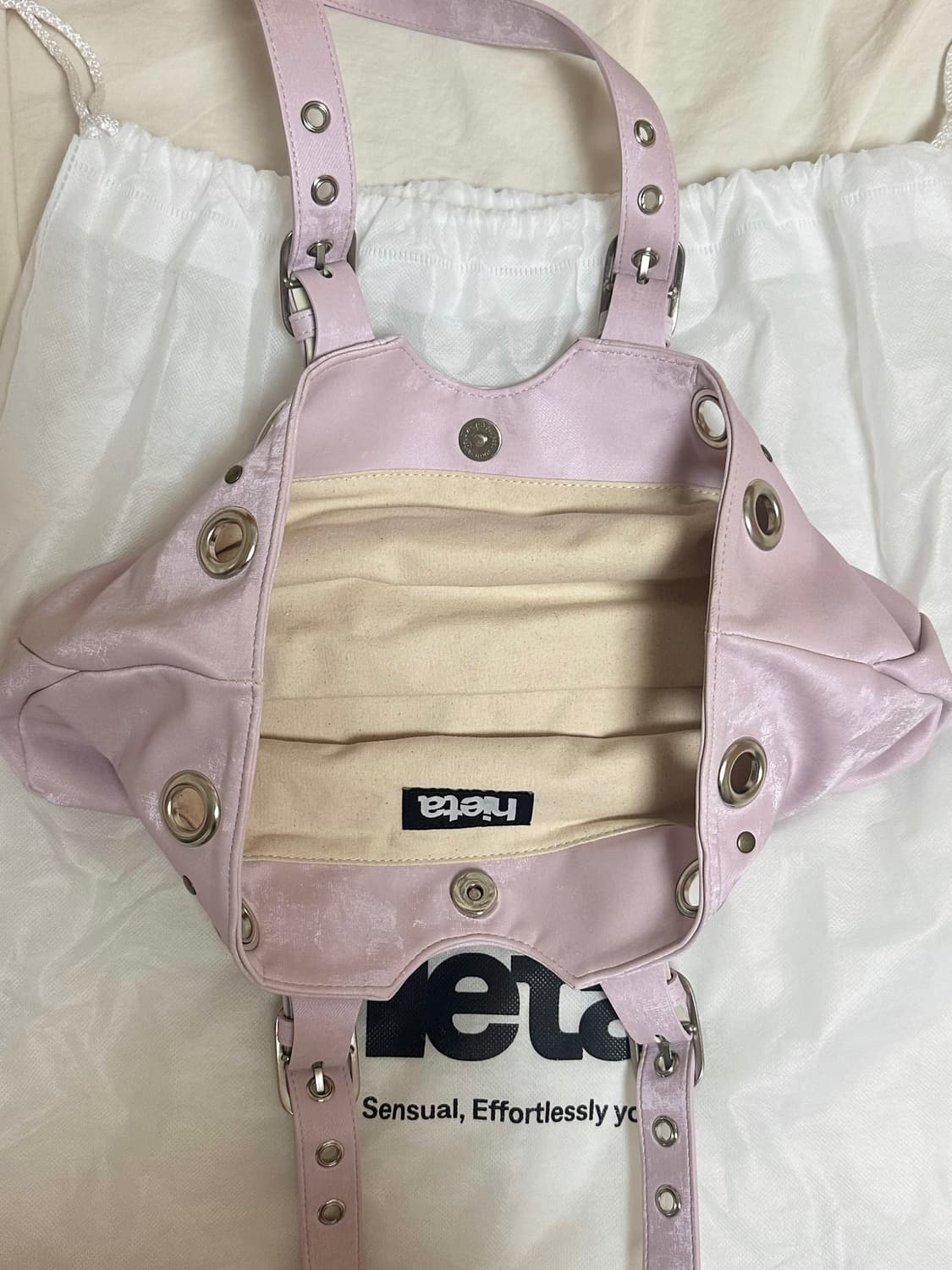 히에타 Becky mini bag powder pink 파우더 핑크 상품이미지7