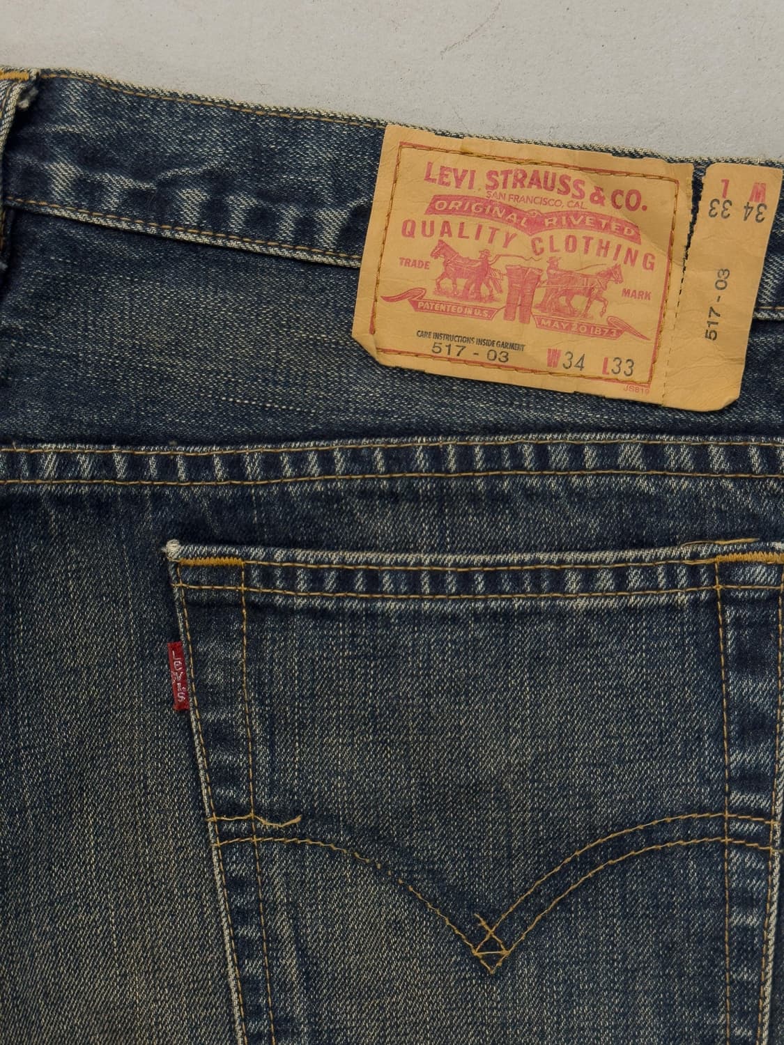 리바이스 517 데님 팬츠 상품이미지5