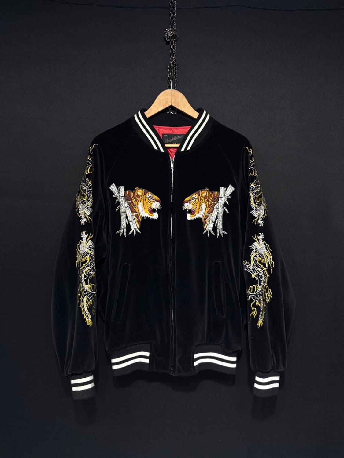 호시히메 호랑이 벨벳 스카쟌  상품이미지1