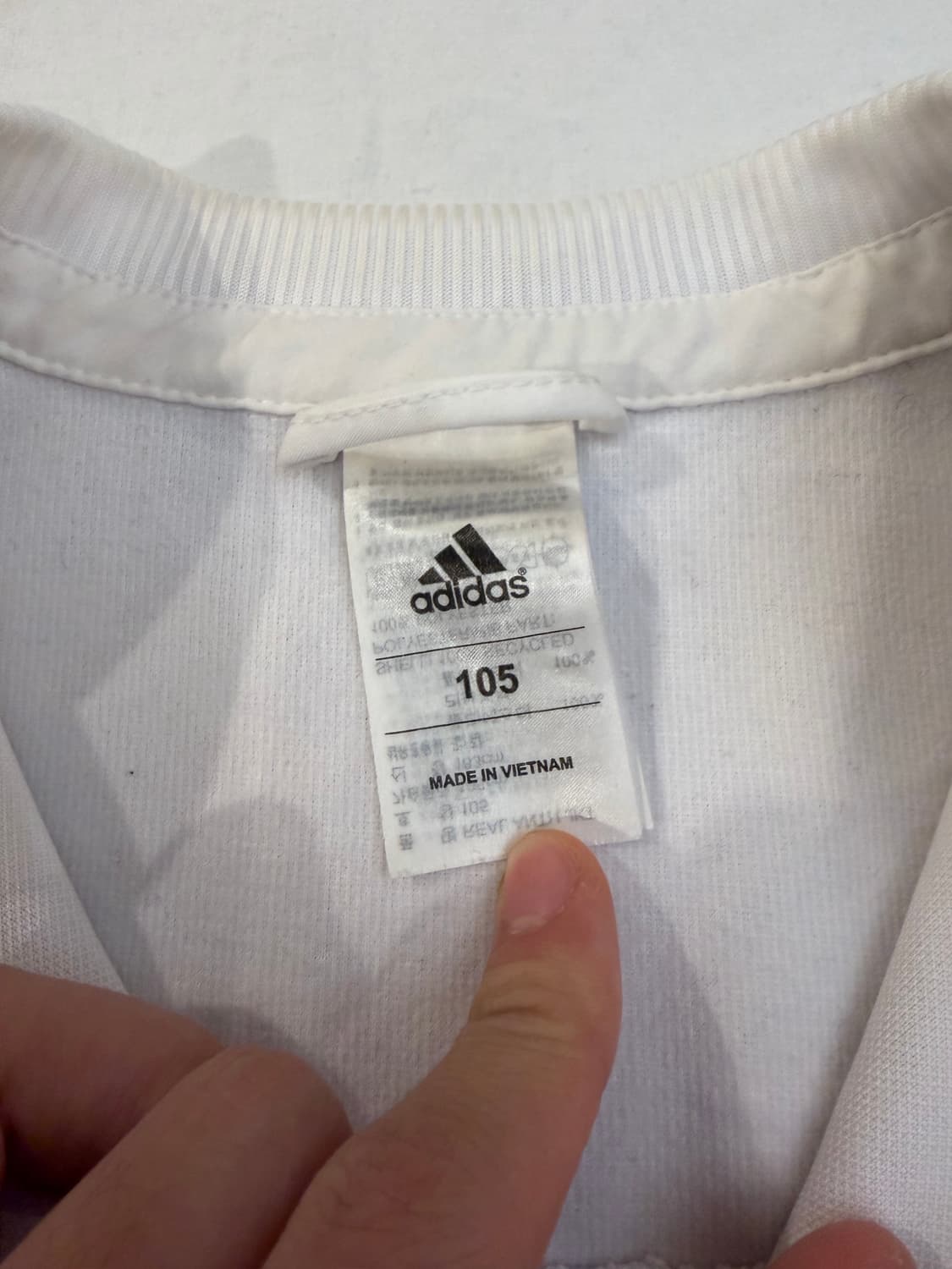 아디다스 15-16 레알마드리드 대장급 화이트 져지 상품이미지5