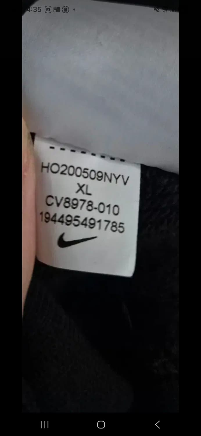 [XL] 나이키 풀오버 후드 티셔츠 차콜 상품이미지4