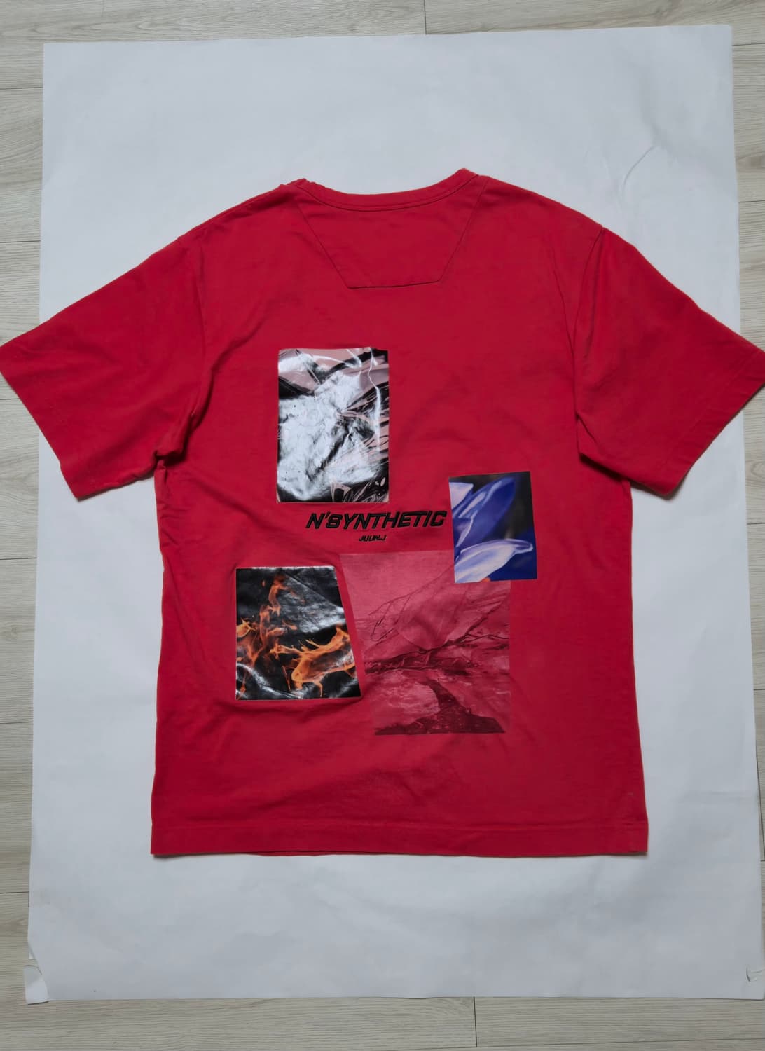 준지  레드 반팔 티셔츠 044 상품이미지3