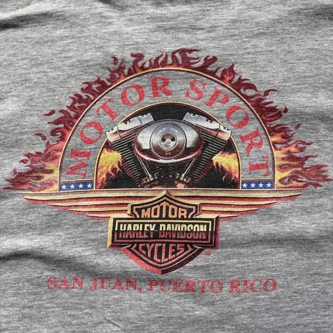 빈티지 할리데이비슨 플레임 롱슬리브 티셔츠 상품이미지5