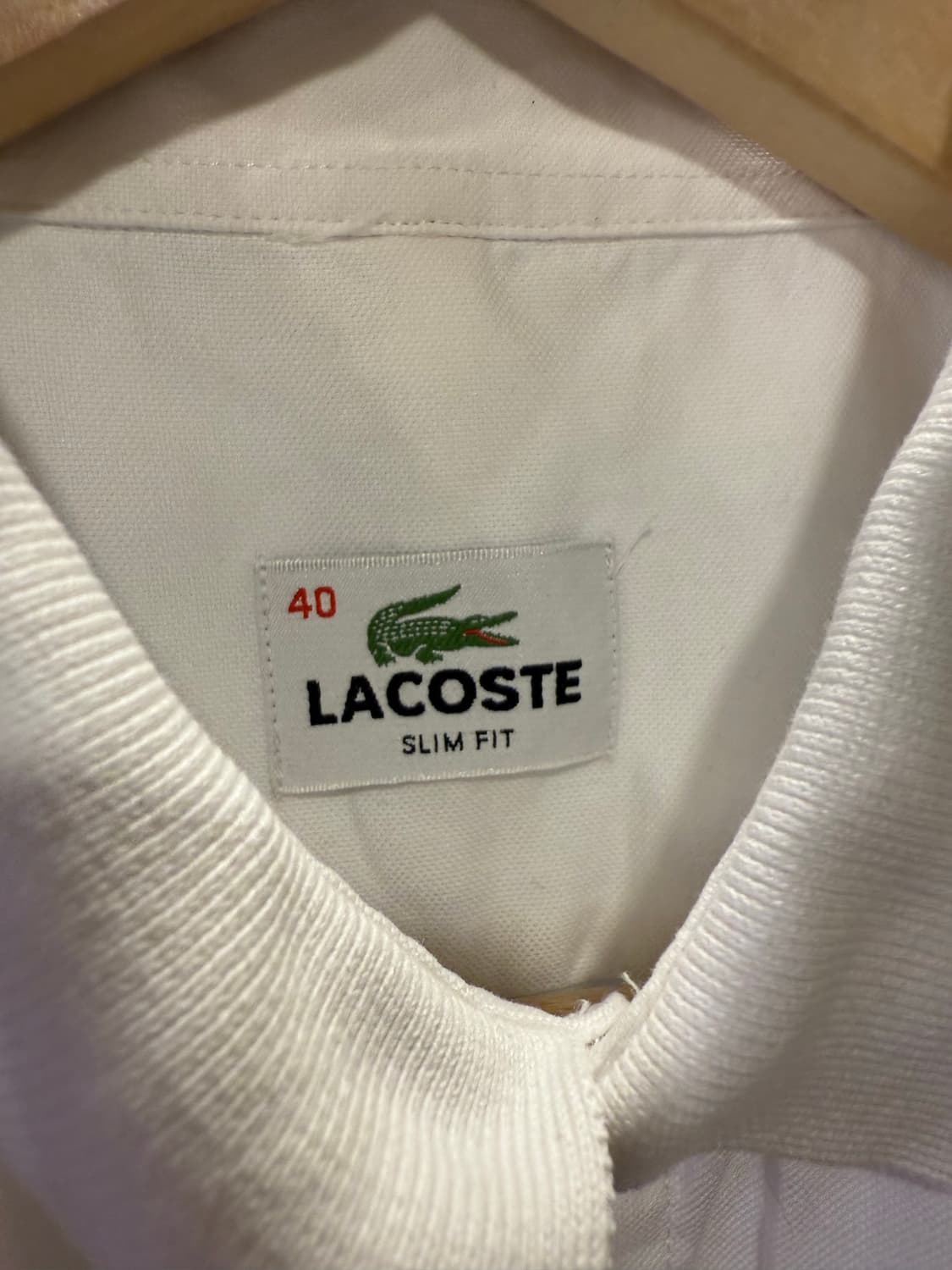 라코스테 화이트 pk 셔츠 상품이미지2