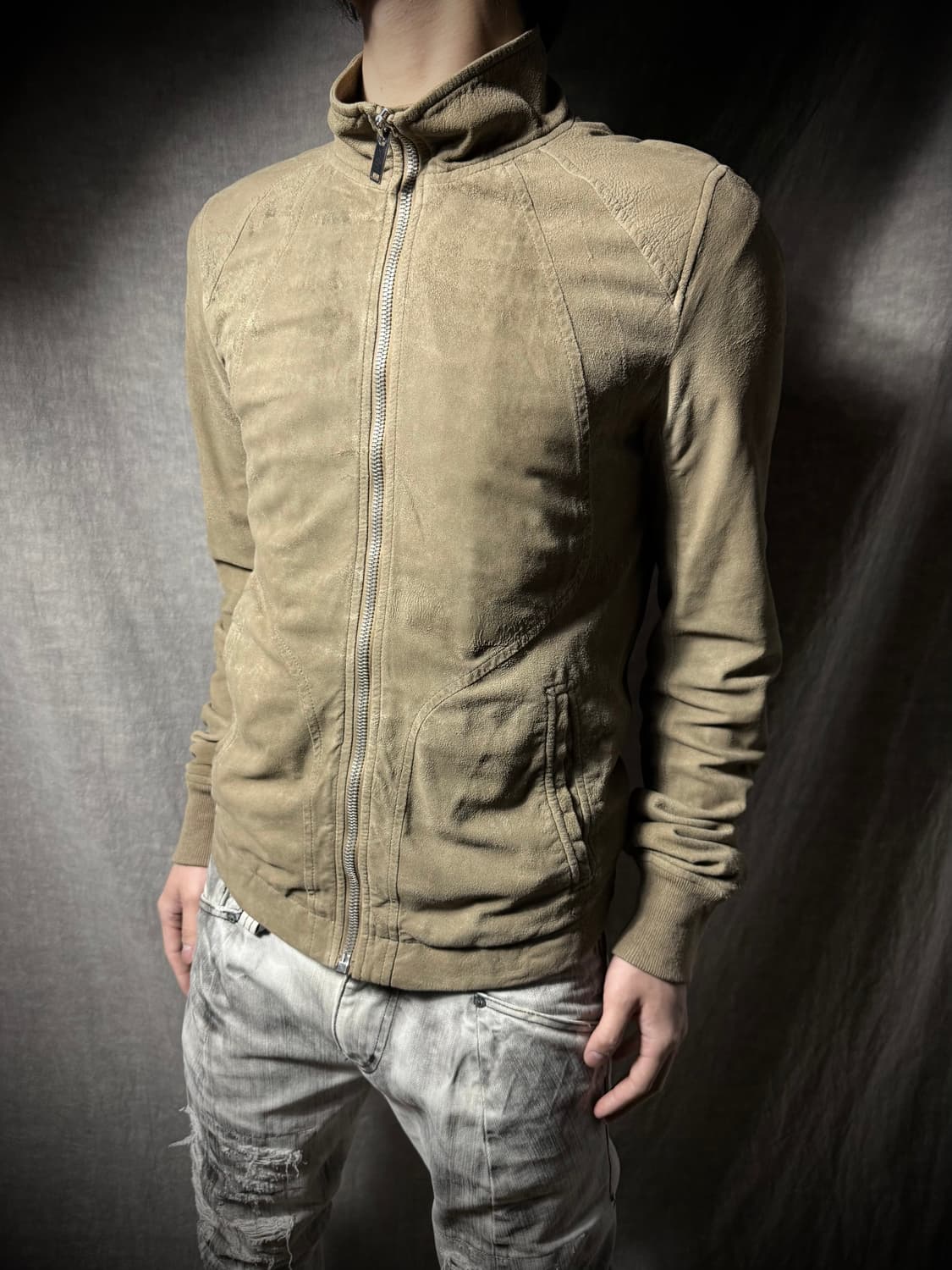 Rick Owens 10FW Intarsia LeatherJacket   상품이미지3