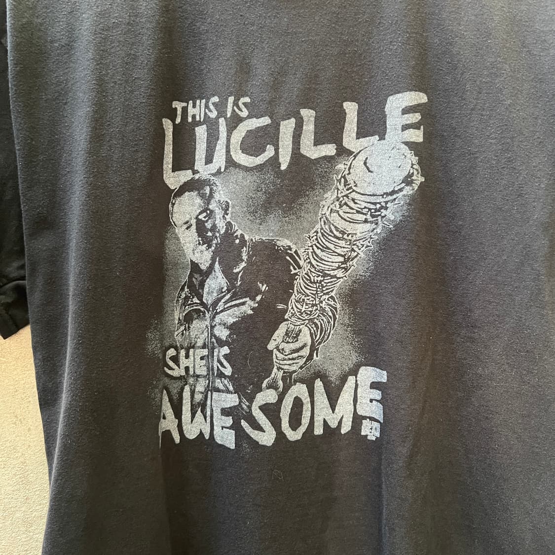 워킹데드 반팔 티셔츠 블랙 상품이미지2