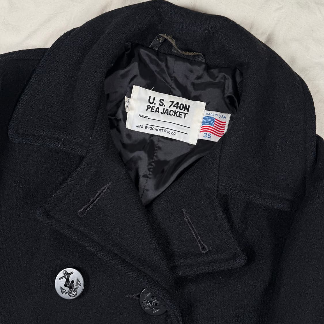 schott 쇼트 740N 피코트 자켓 상품이미지2