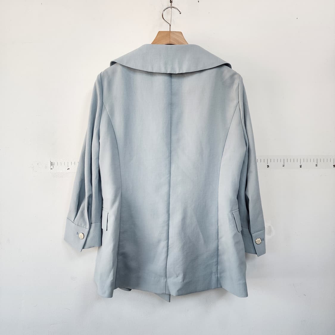 까사렐 더블 버튼 자켓 블루 상품이미지4