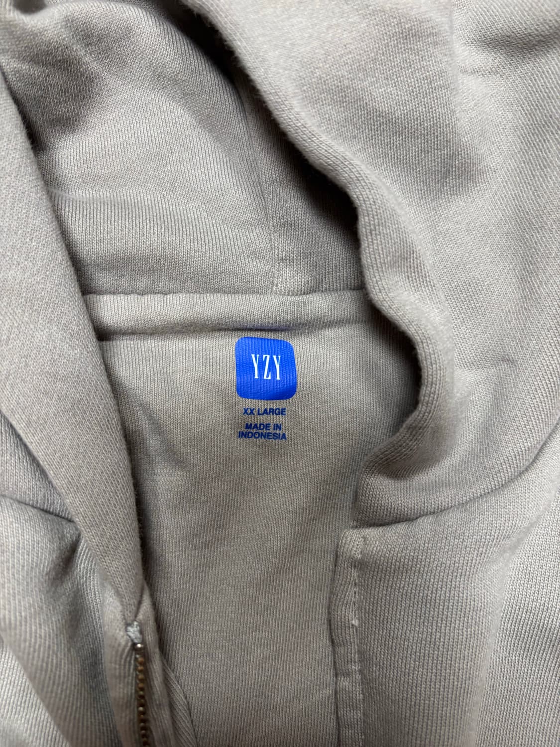 이지갭 후드 집업 그레이 xxl 상품이미지3
