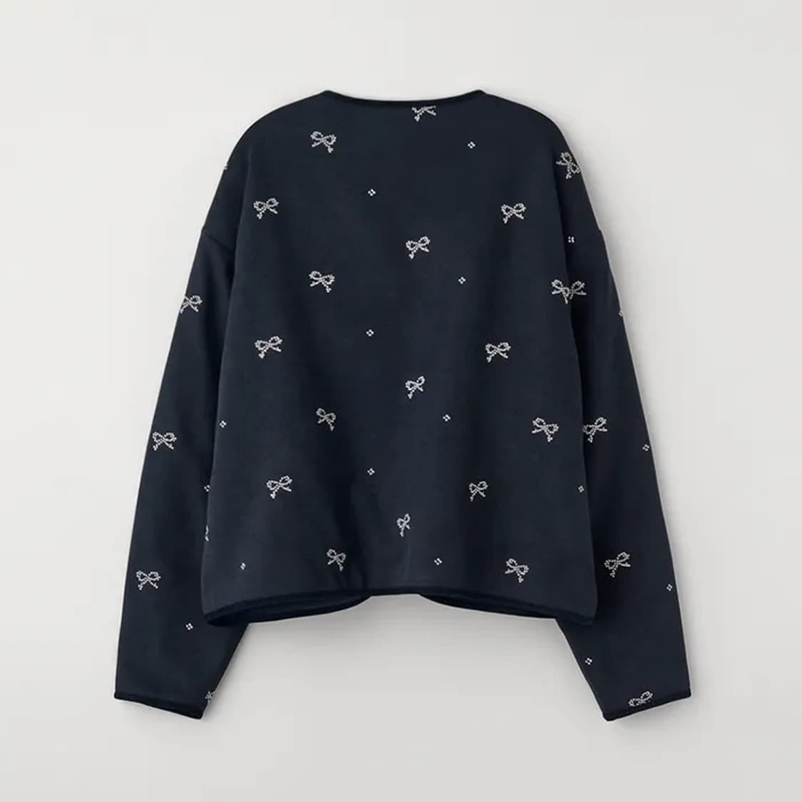 Celitails Ribbon Embroidered Jacket_Navy 상품이미지2