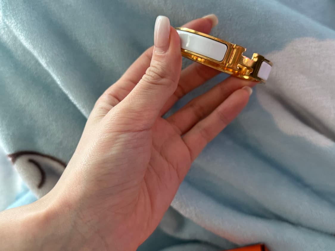 에르메스 클릭아슈 화이트 골드 pm 상품이미지5