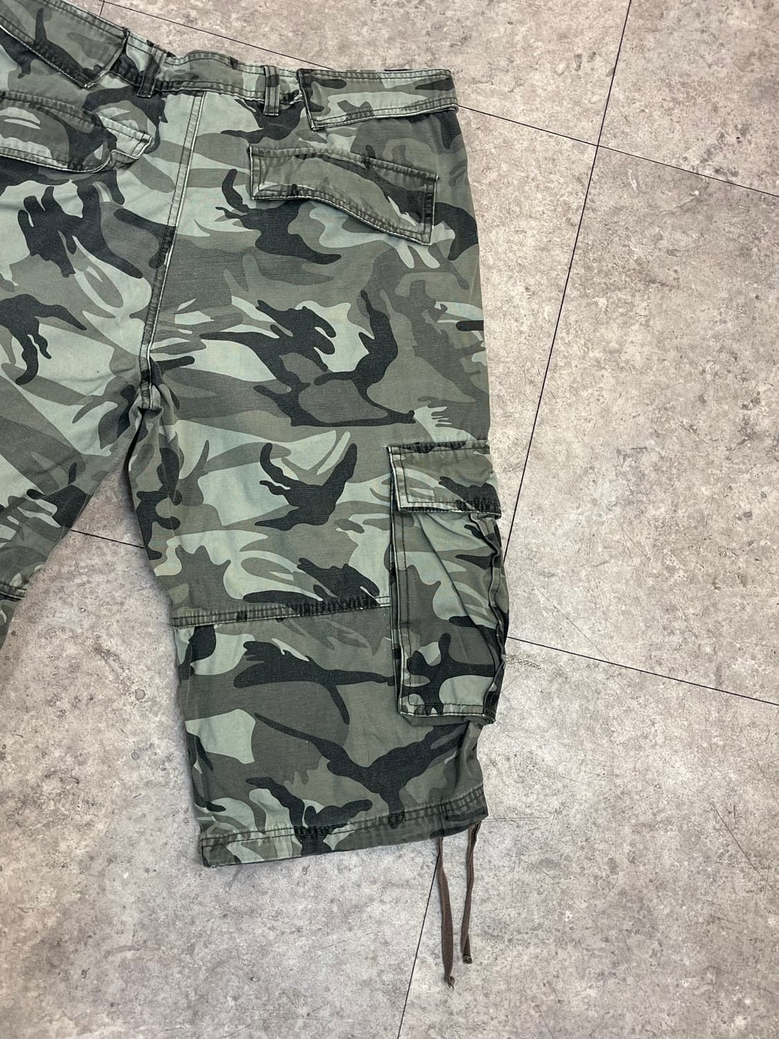 빈티지 카모 카고 하프 팬츠 36 #csz3554 상품이미지8
