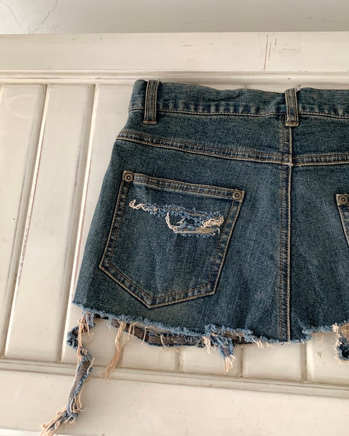 Y2k Pocket detail short denim skirt 상품이미지10