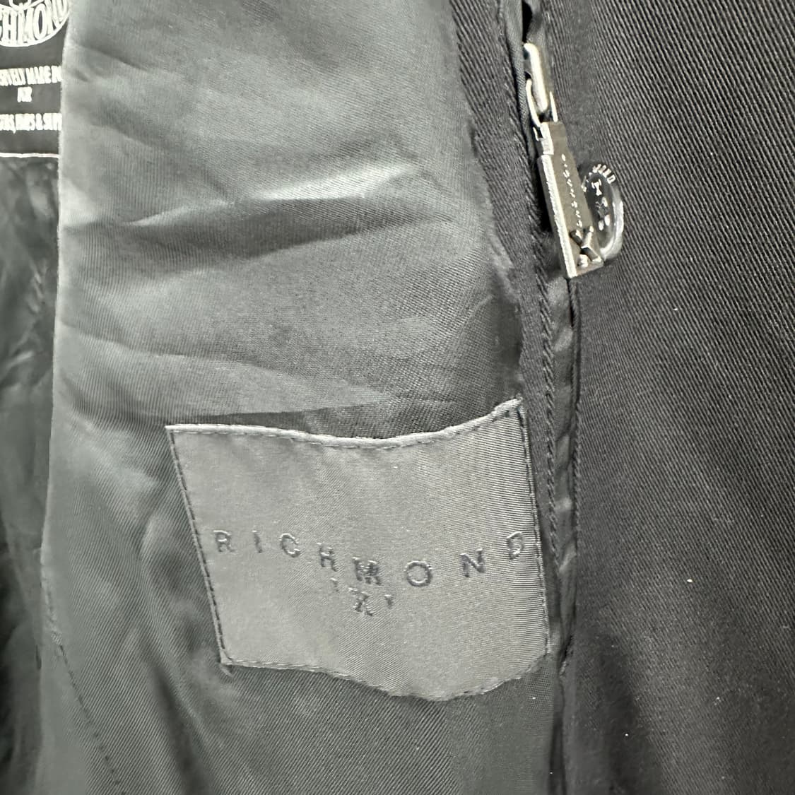 [정품] 100 리치몬드 X 남자 견장 울 하프코트 상품이미지6