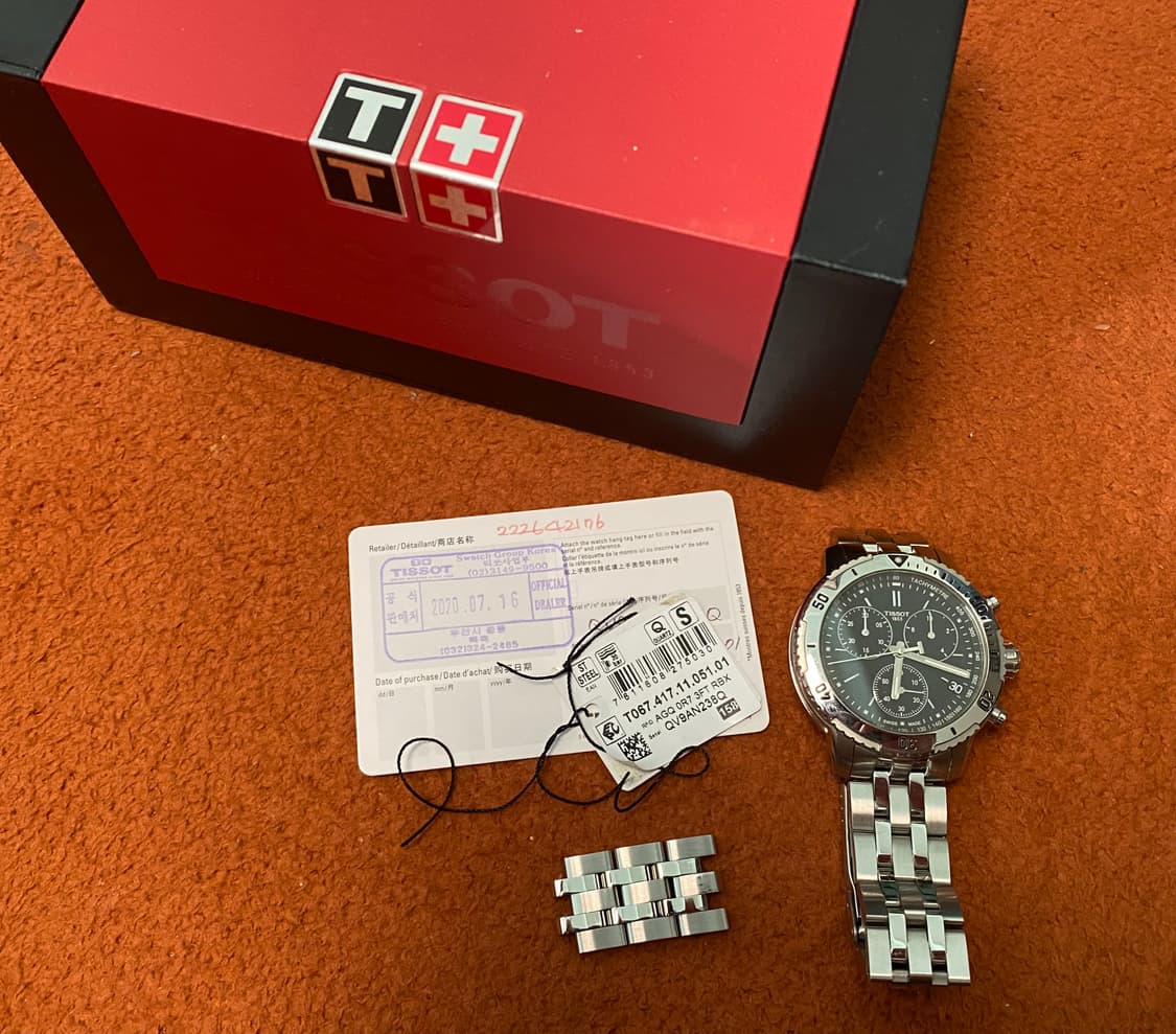 티쏘 tisso PRS200 흑판 메탈 상품이미지3