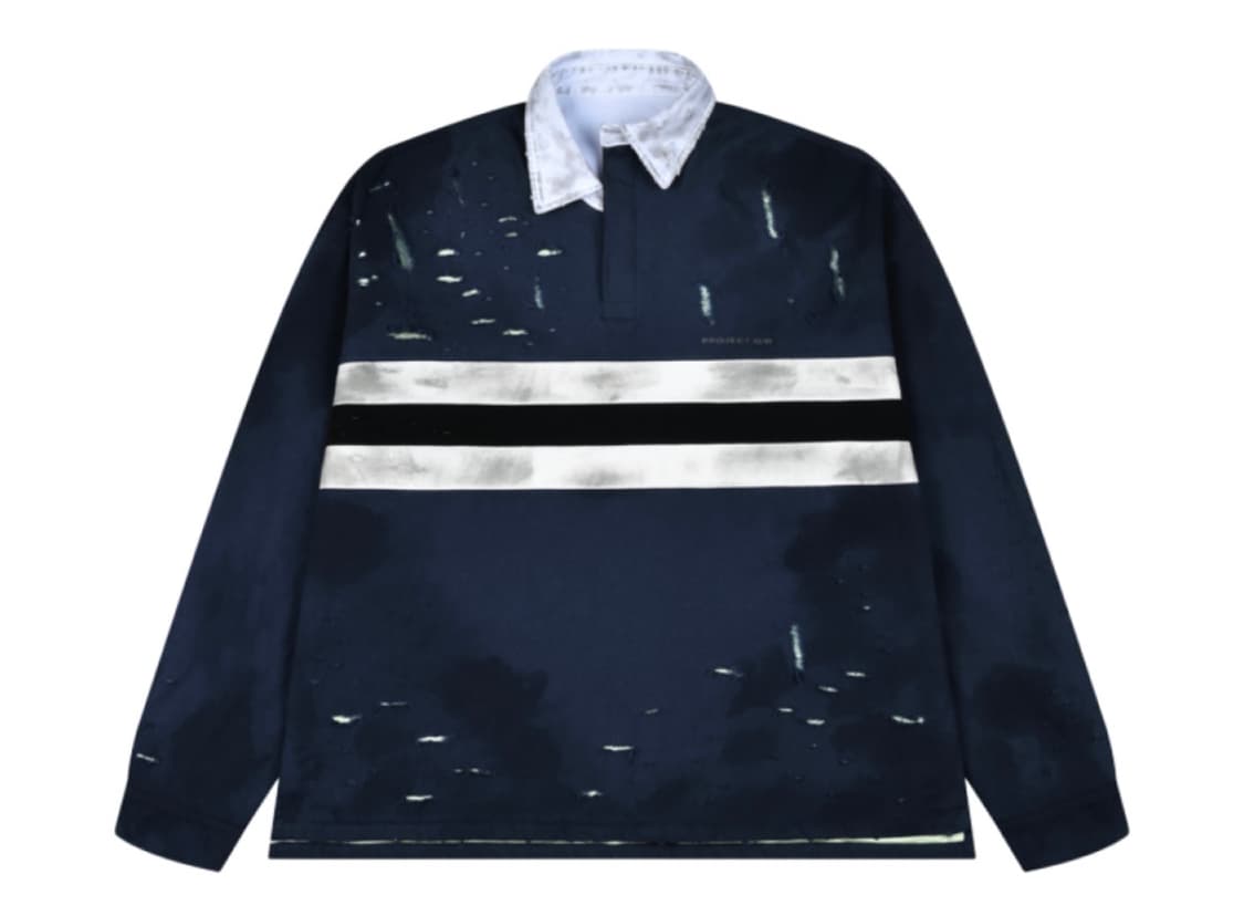 프로젝트GR 불리드 폴로 셔츠 네이비 상품이미지1