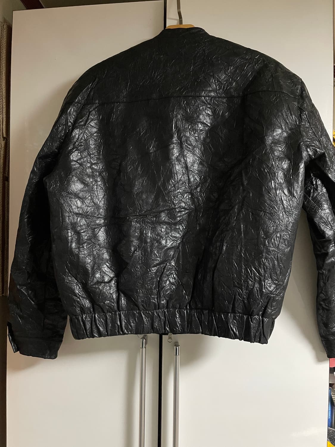 더 시그널 링클 레더 자켓 패딩버전 상품이미지2