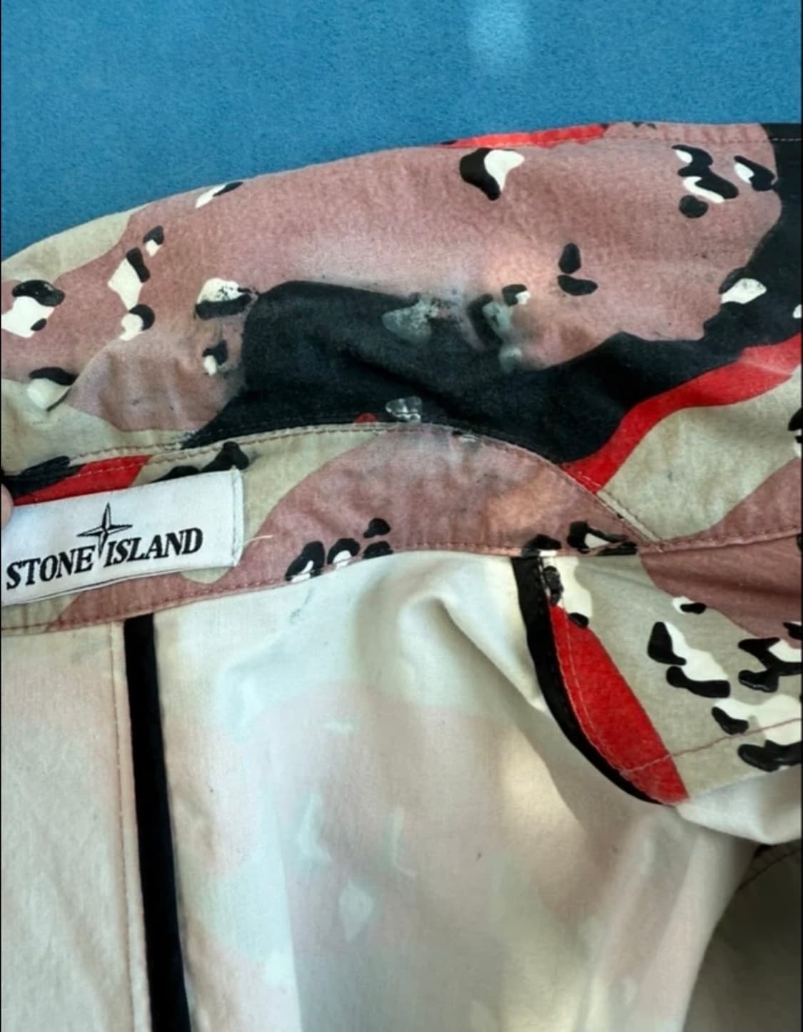 스톤아일랜드 3C+PU 데저트 카모 자켓 M 상품이미지3