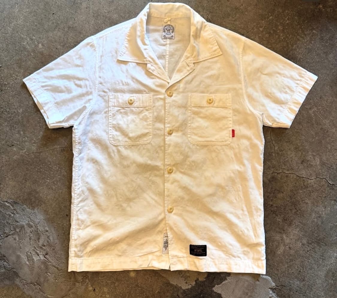 Wtaps(더블탭스) 자가드 카모 화이트 셔츠 (M) 상품이미지1