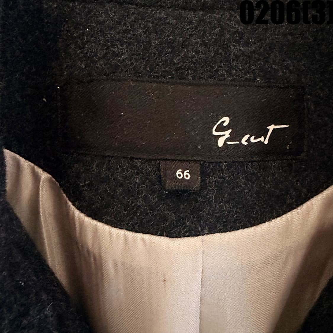 [88-98-165] 지컷 여성 금장단추 모직 더블 코트 0206(3) 상품이미지4