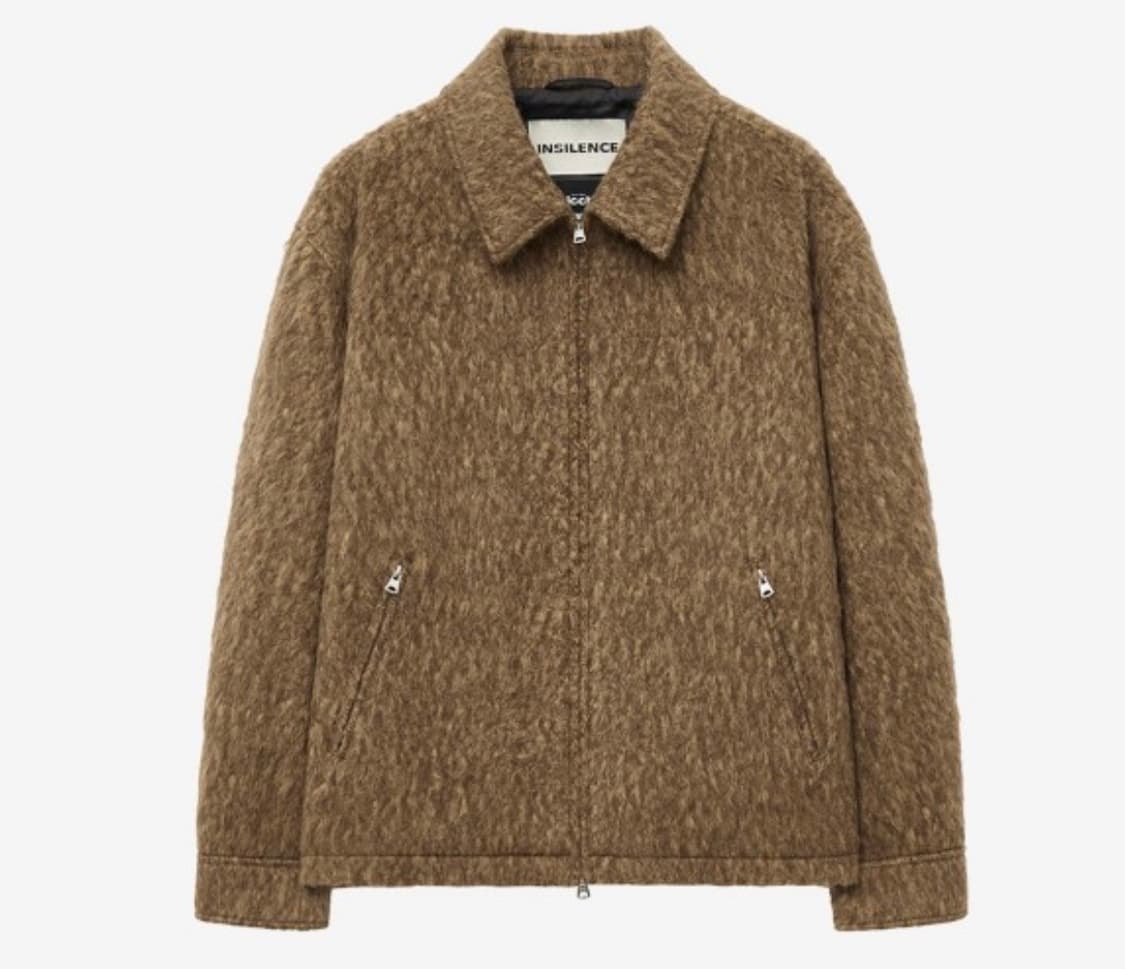 인사일런스 헤어리 울 집업자켓 상품이미지1